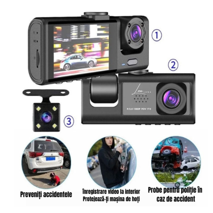 Camera Auto Dubla Fata/Spate