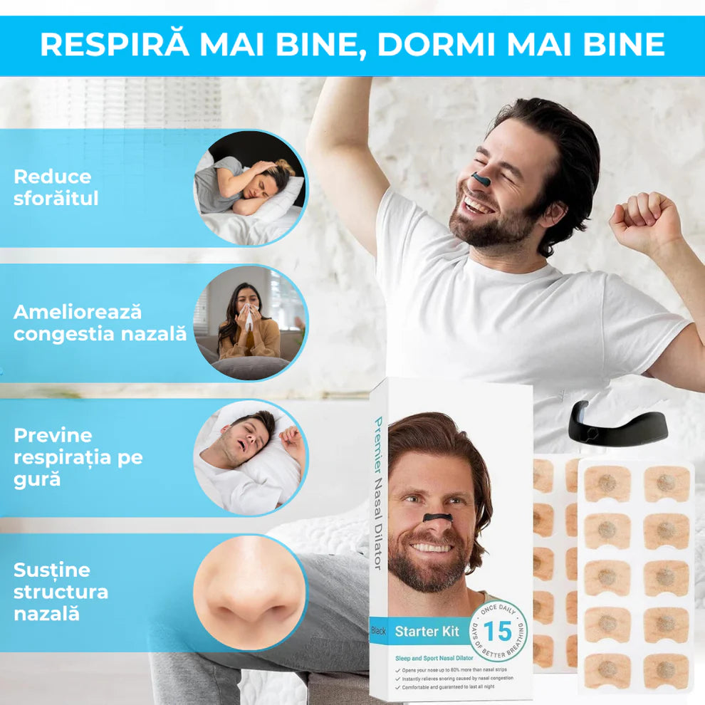 Banda Nazală Magnetică Anti Sforăit