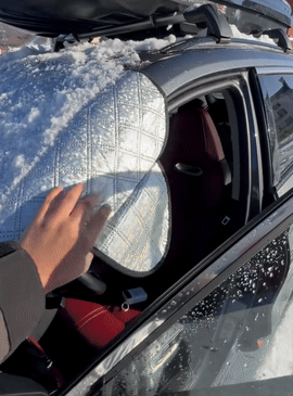 Husa Protectoare Parbriz Si Oglinzi + Lichid Parbriz Cadou