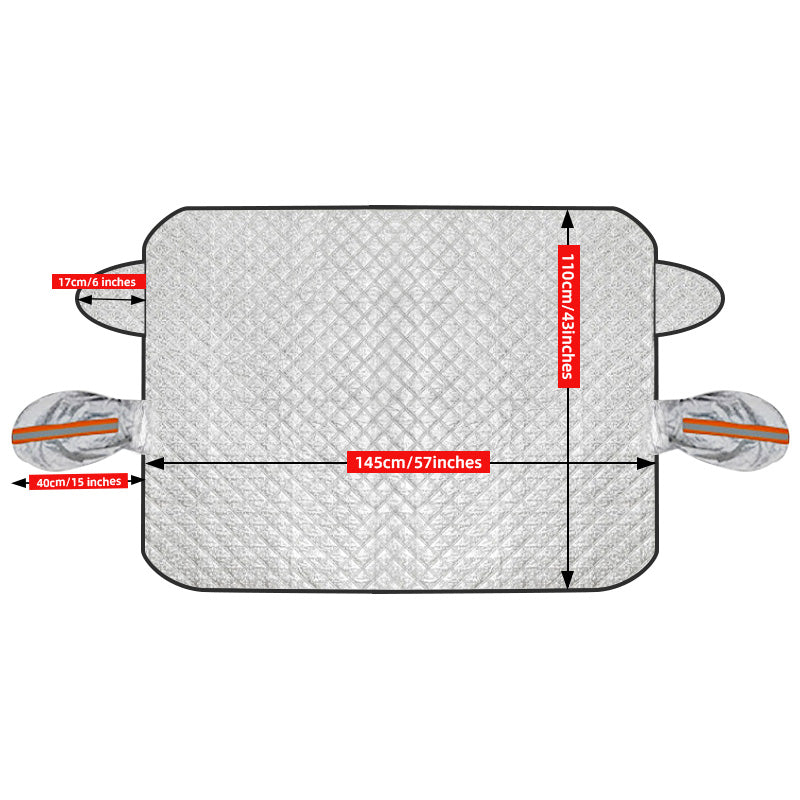 Husa Protectoare Parbriz Si Oglinzi + Lichid Parbriz Cadou