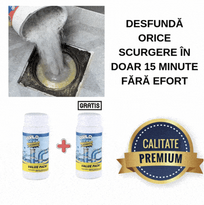 Solutie Instant Pentru Curatare Tevi 1+1 GRATIS